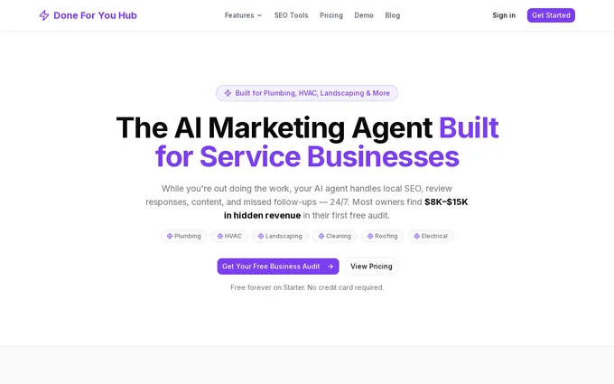 DFY Hub marketing platform