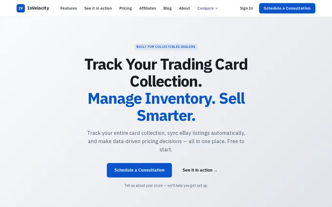 InVelocity collection tracker
